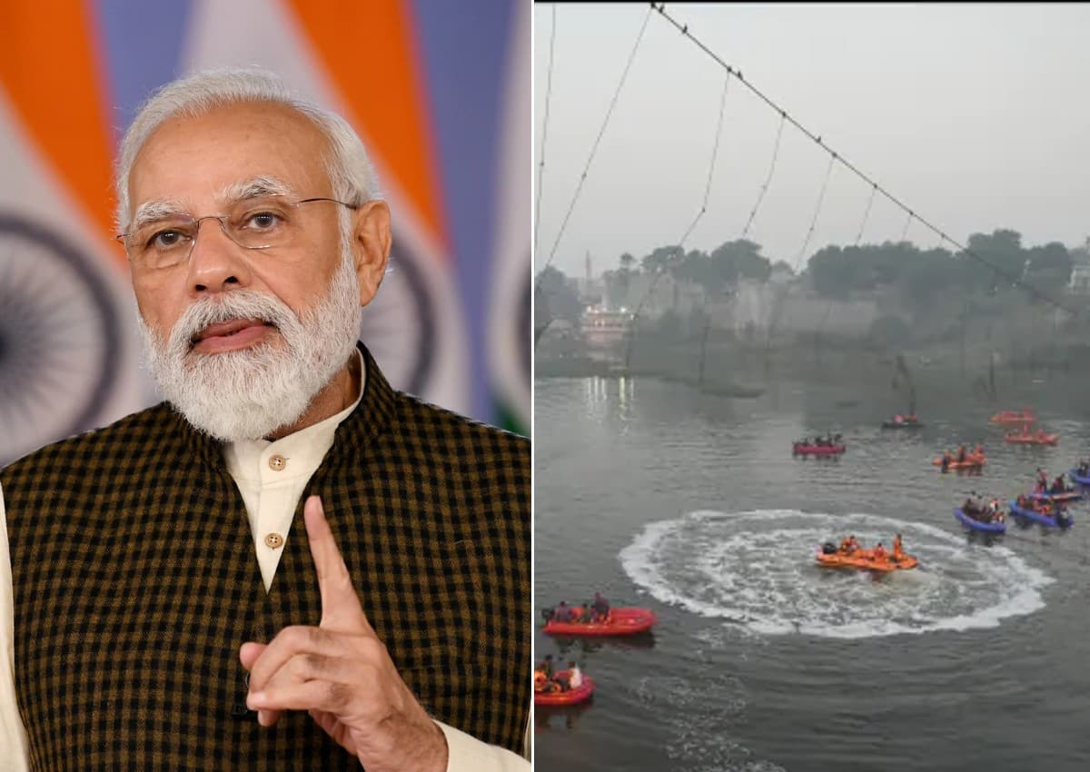 PM Modi Visit Morbi LIVE Update: थोड़ी देर में मोरबी पहुंचेंगे प्रधानमंत्री नरेंद्र मोदी, राहत-बचाव कार्यों का लेंगे जायजा