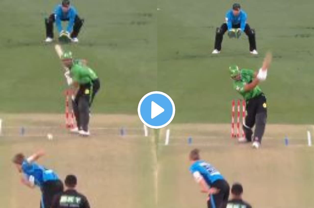 BBL 2022: Marcus Stoinis ने खड़े-खड़े एक ओवर में जड़ दिए चार गगनचुंबी छक्के, गेंदबाज भी रह गया हैरान, देखें वीडियो