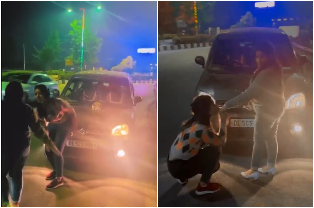 Viral Video: एलीवेटेड रोड पर 'सात समंदर पार...' गाना लगाकर लड़कियों ने इस तरह किया हुड़दंग, देखें
