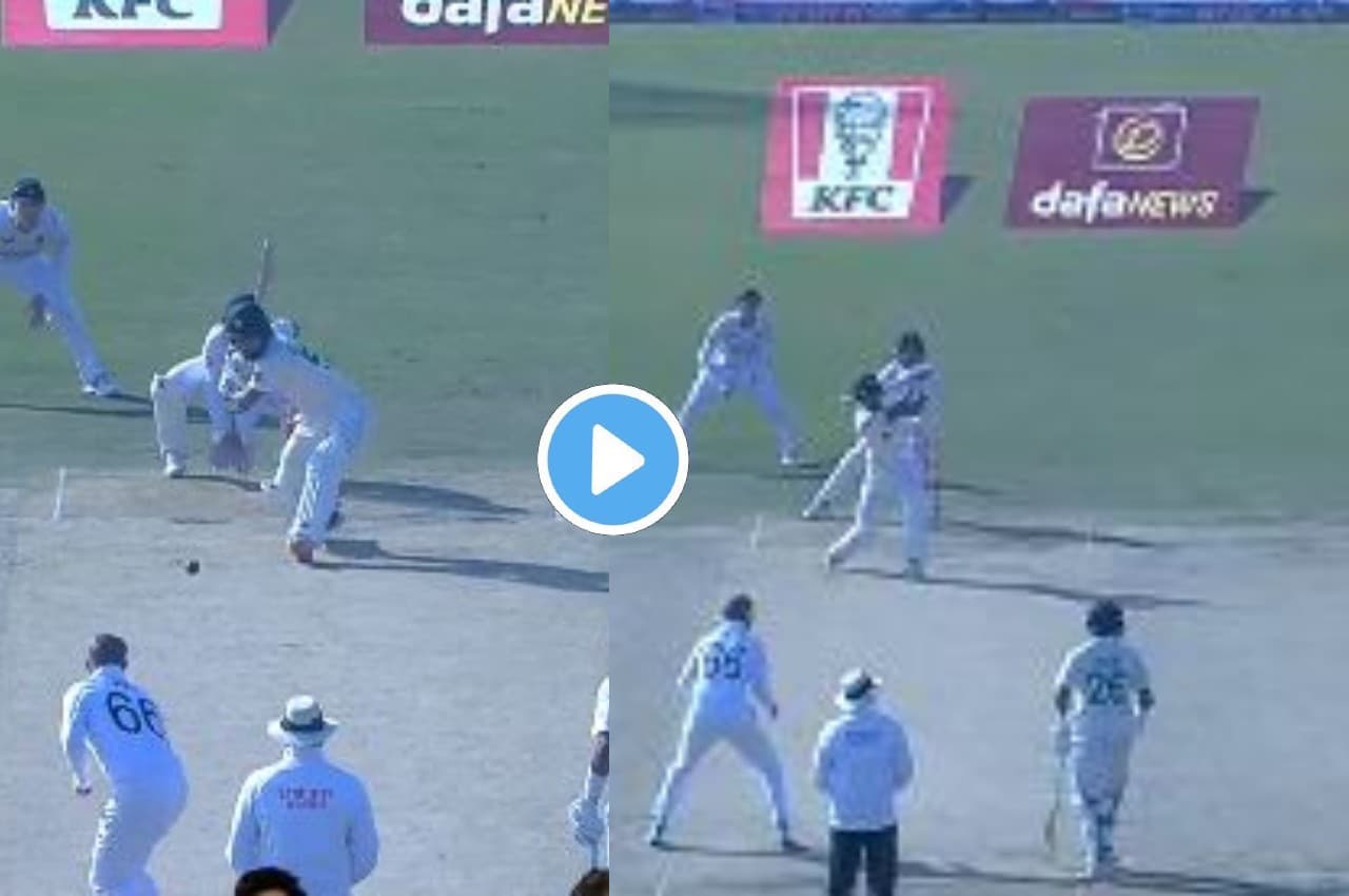 ENG vs PAK: 3 छक्कों और 13 चौकों की बदौलत Abdullah Shafique ने जड़ा शतक, अंग्रेजों को जमकर कूटा, देखें वीडियो