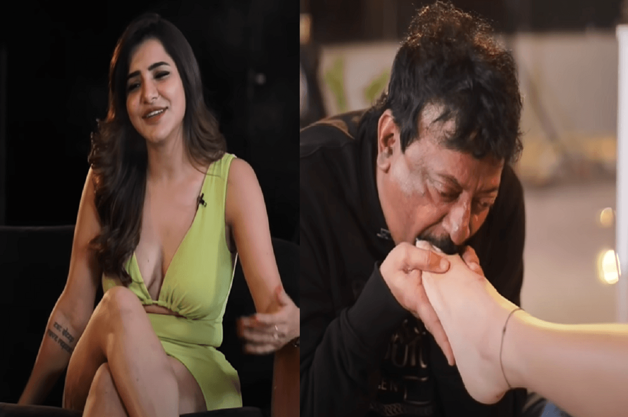 Ram Gopal Varma Video: राम गोपाल वर्मा ने चाटी एक्ट्रेस के पैर की उंगली, वीडियो ताबड़तोड़ वायरल
