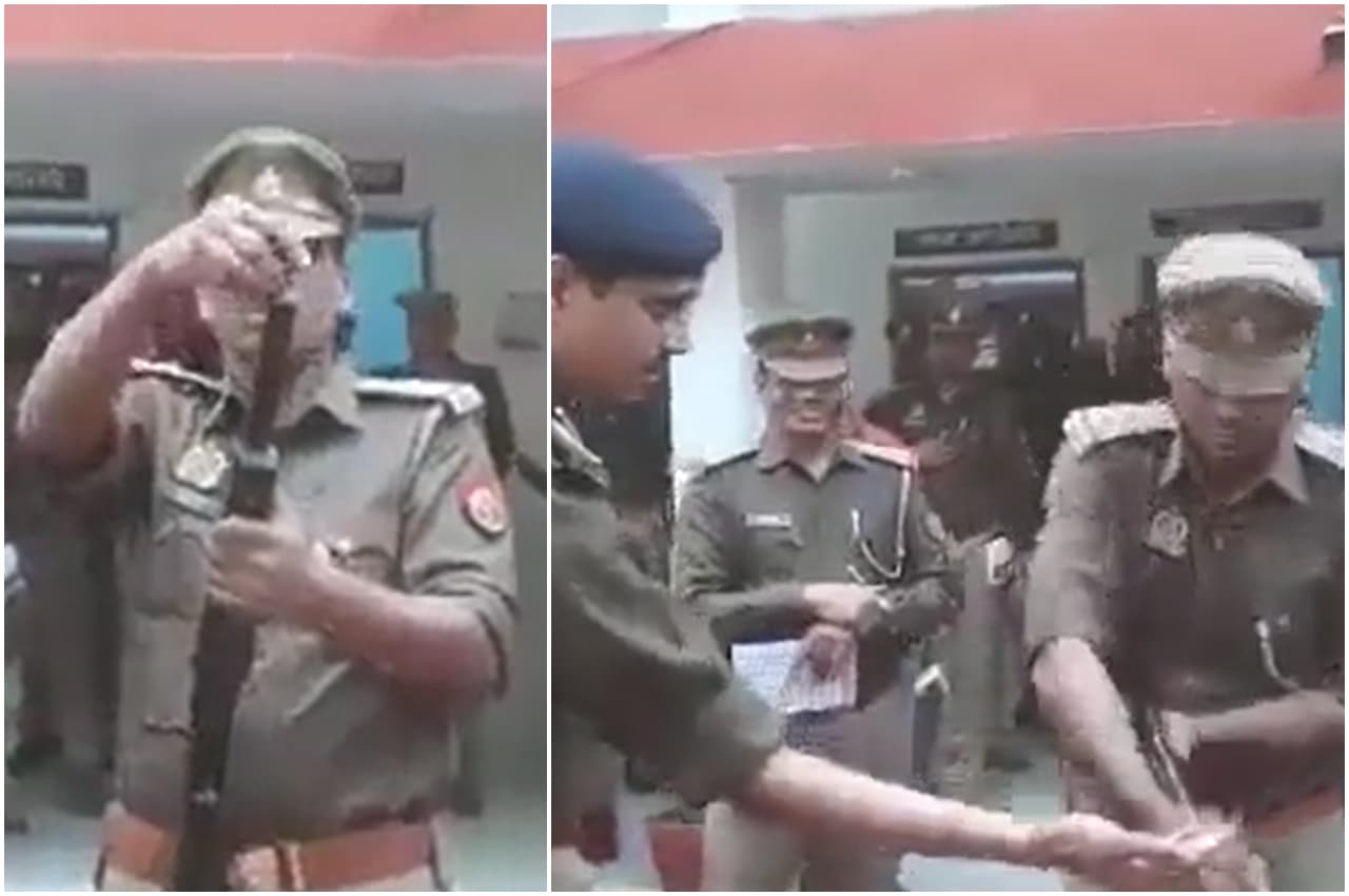 अजग-गजबः DIG ने कराई फायरिंग ड्रिल तो SI ने बंदूक की नली में डाल दी गोली, पुलिसवालों की छूटी हंसी, देखें Video
