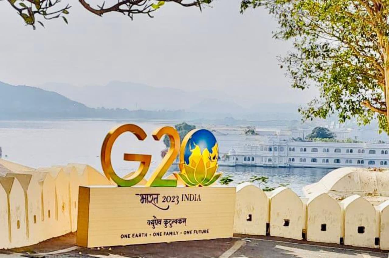 उदयपुर में पहली बार G-20 शिखर सम्मेलन की शेरपा बैठक, सजाया गया ताज सभागार, देखें Video