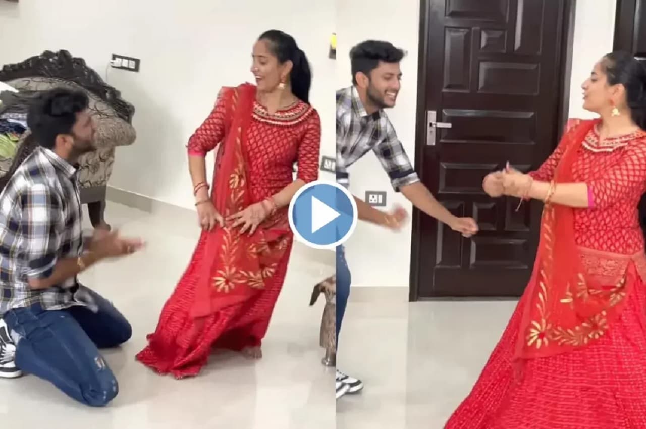 Viral Video: सपना चौधरी के जैसे ठुमके लगाती नजर आईं ये भाभी, देवर के साथ घाघरा चोली में बिखेरे जलवे