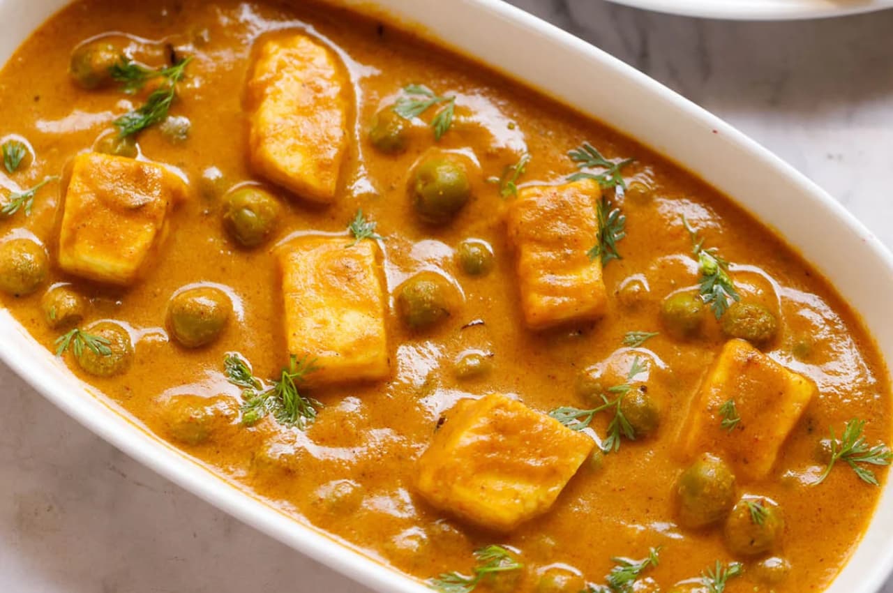 mutter paneer recipe mutter paneer recipe