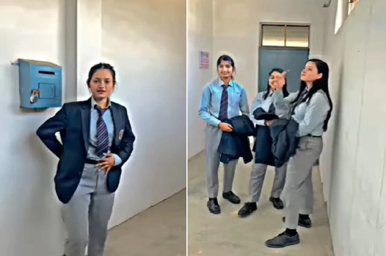 Viral Video: इंटरनेट पर आग लगा रही हैं ये स्कूली लड़कियां, 'पतली कमरिया मोरी' पर किया हॉट डांस, 12 मिलियन पहुंचे व्यूज