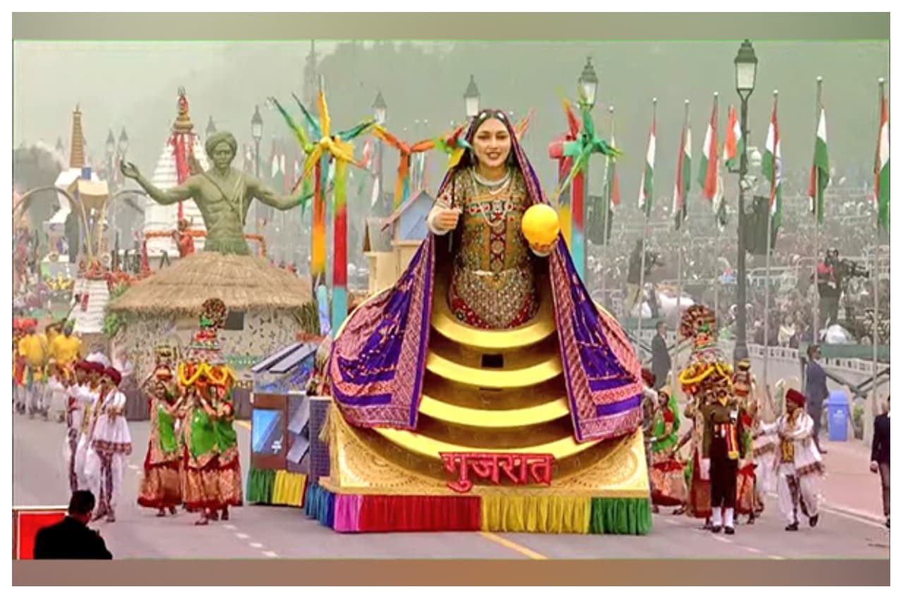Gujarat tableau: 74वें गणतंत्र दिवस परेड में गुजरात की झांकी ने जीता यह अवार्ड