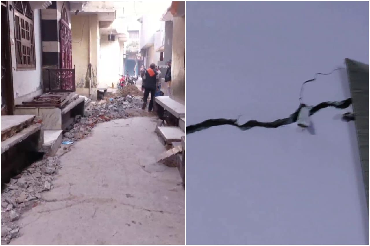 उत्तराखंड के साथ UP में भी शुरू हुआ मकानों के दरकने का सिलसिला, पहले अलीगढ़ अब बागपत...