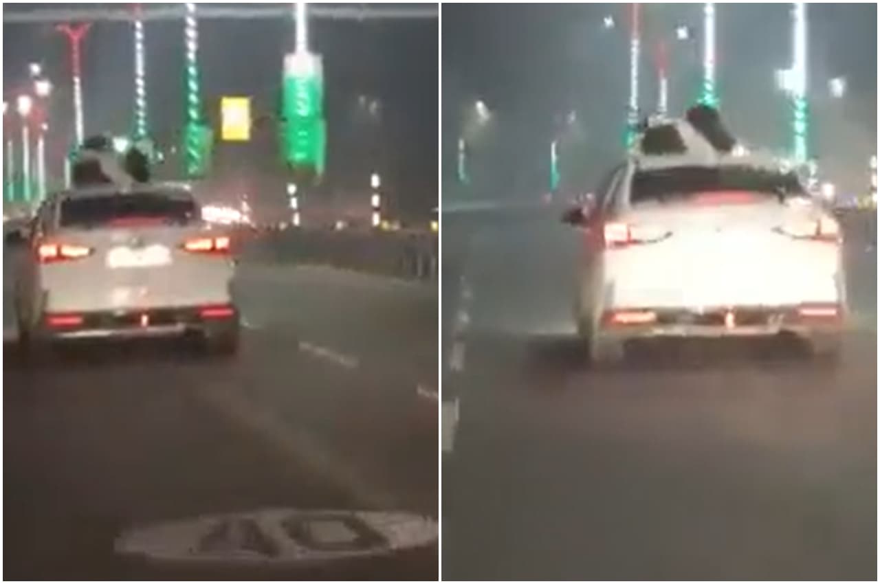 Viral Video: लखनऊ में चलती कार में युवक और युवती का वीडियो आया सामने, सनरूफ में ऐसा करते दिखे