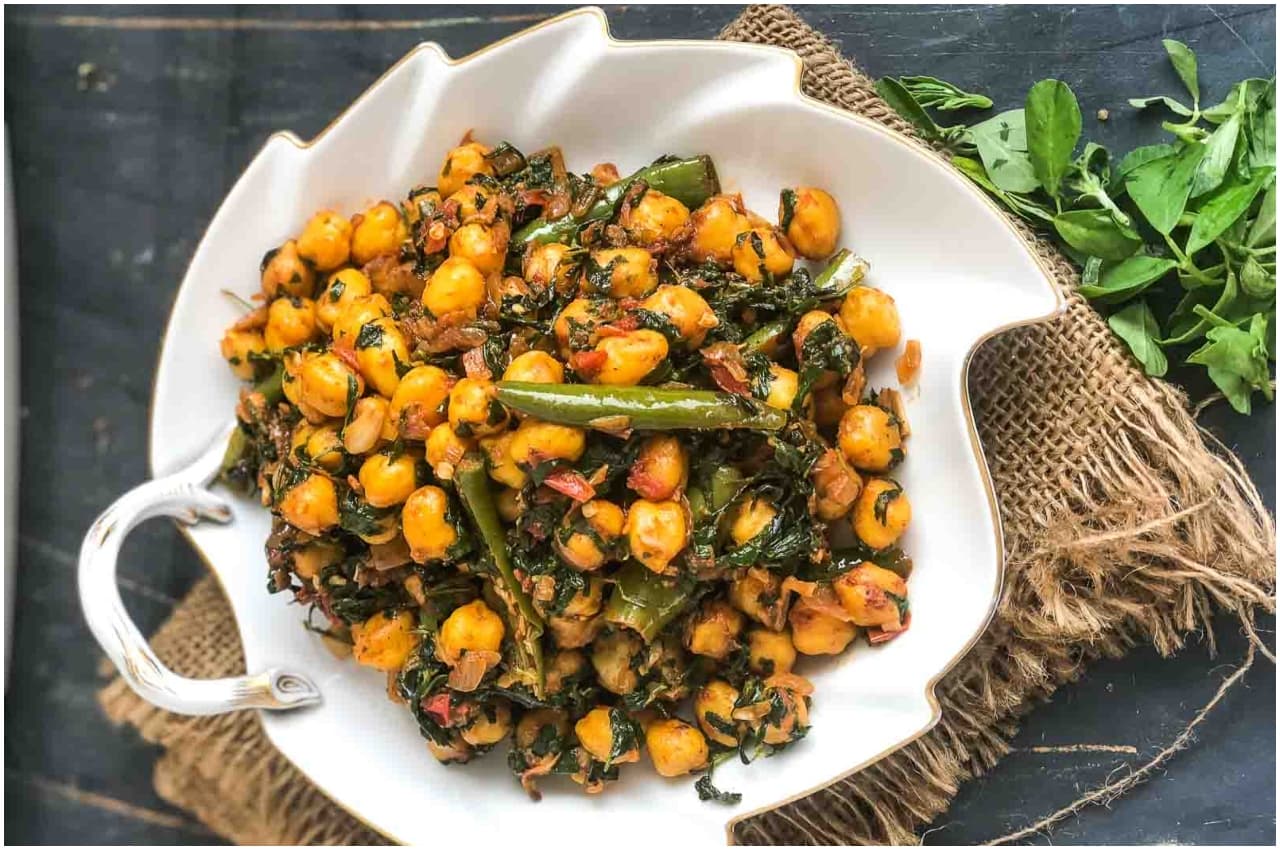 Methi Chole Recipe for diabetes Methi Chole Recipe for diabetes