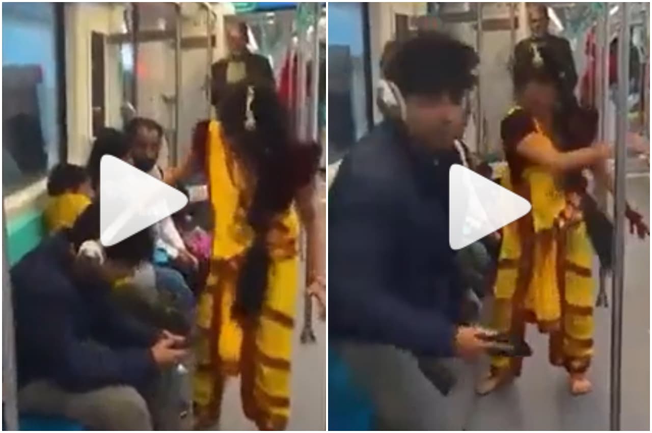 Viral Video: मेट्रो में लड़की ने की ऐसी हरकत कि डर के मारे खाली हुआ कोच, लोग बोले- 'मंजुलिका', Watch