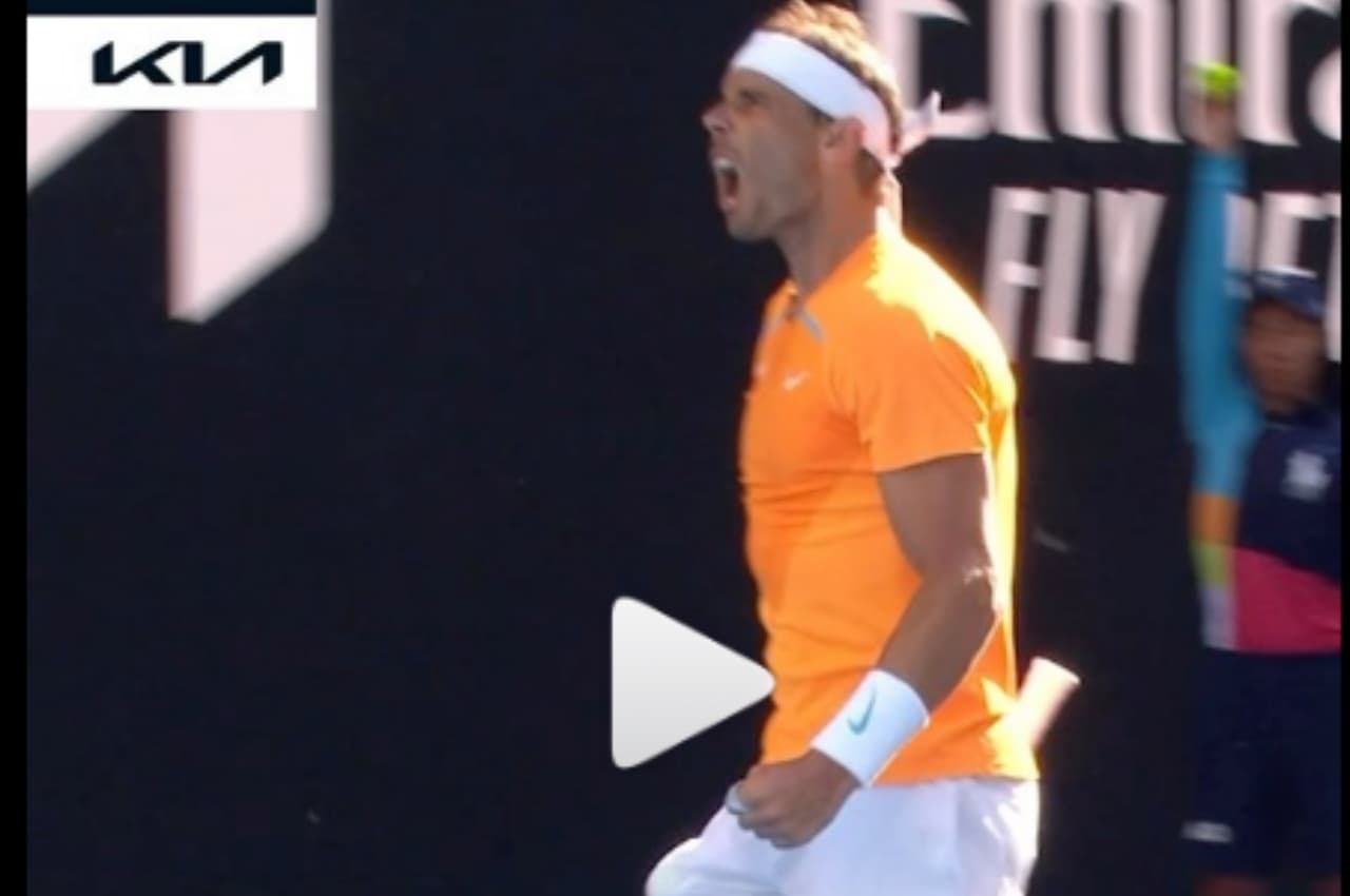 Australian Open 2023: विंटेज राफेल नडाल, 36 साल की उम्र में खेली 25 शॉट की रैली, देखें Video