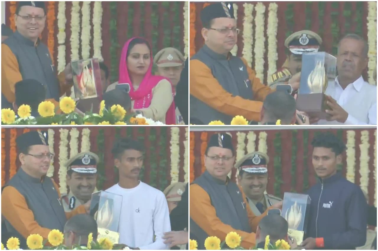 Republic Day 2023: क्रिकेटर ऋषभ पंत को बचाने वाले चारों लोगों को CM धामी ने किया सम्मानित, बोले- ये गर्व का पल