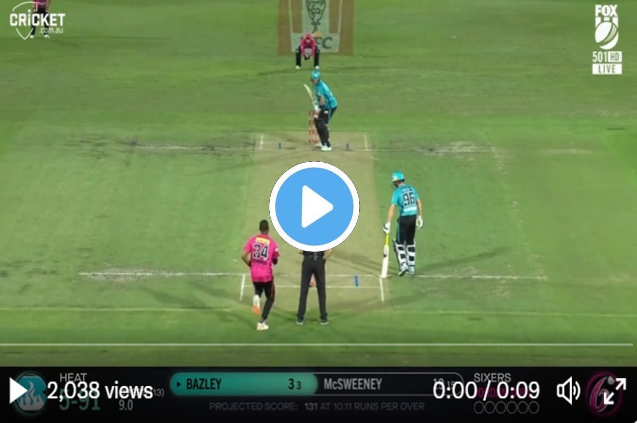 BBL 2022: Chris Jordan ने मारी बुमराह जैसी यॉर्कर, आउट होने पर दंग रह गया बल्लेबाज