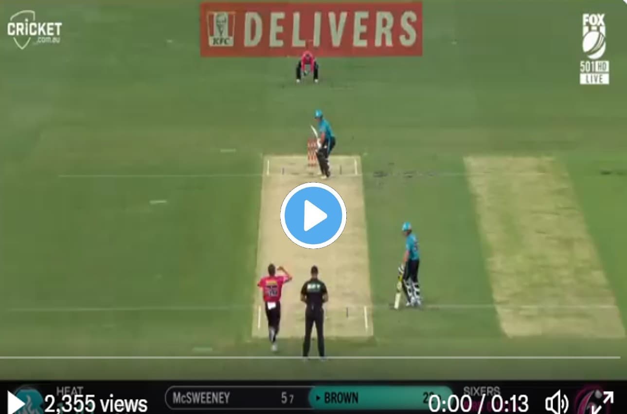 BBL 2022 में Josh Brown ने मचाया गदर, मैदान के हर तरफ कूटे 6 खतरनाक छक्के, देखें