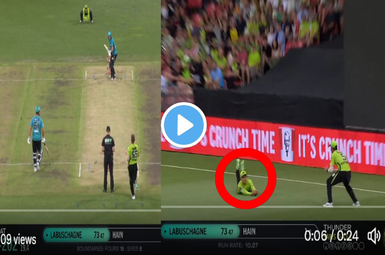 BBL 2023: 'सुपरमैन' बनकर हवा में उड़े Chris Green...लपक लिया तूफानी कैच, देखें VIDEO