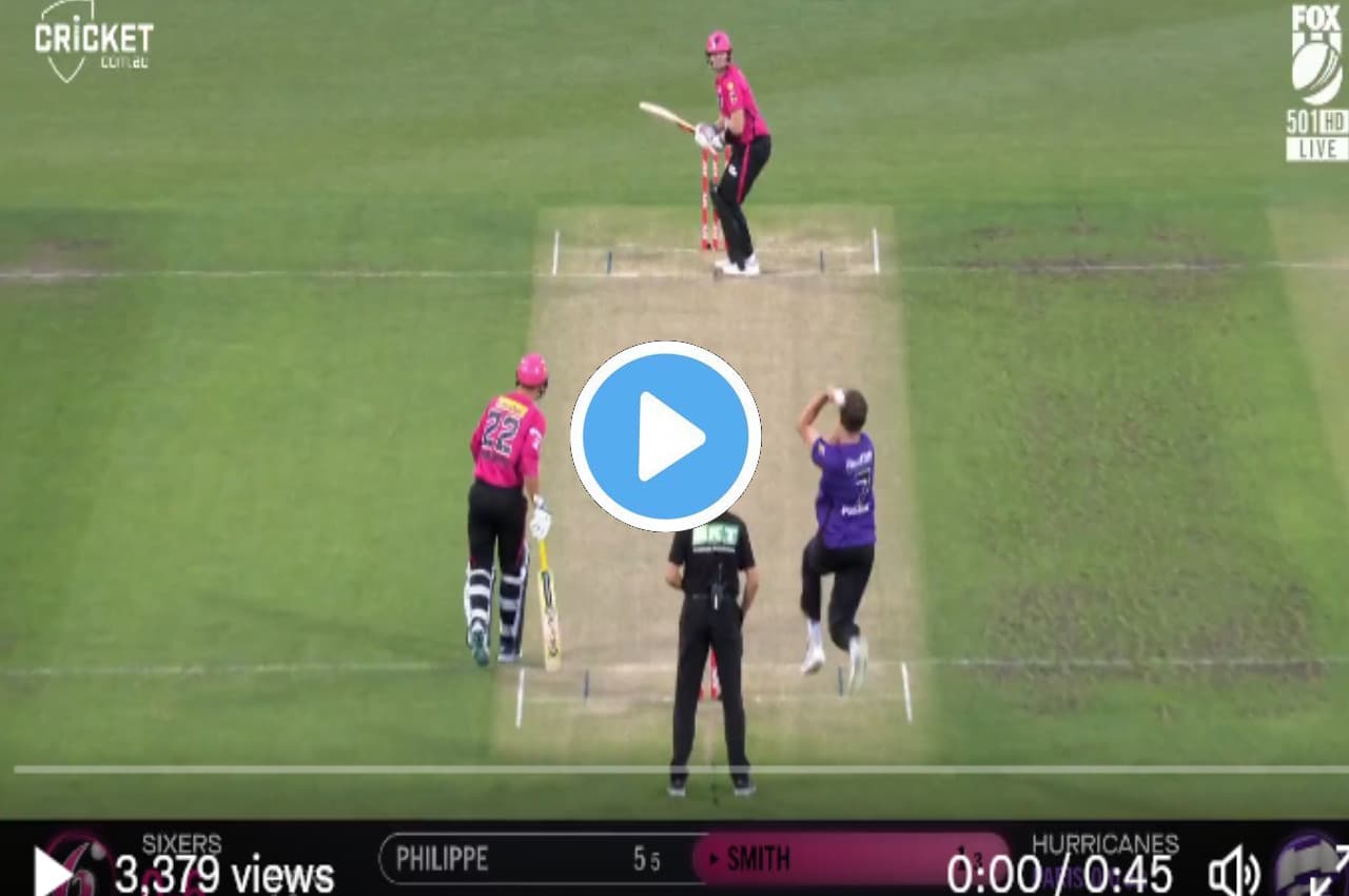 BBL 2023: Steven Smith ने ठोका तूफानी छक्का....1 गेंद में बने 15 रन, देखें वीडियो