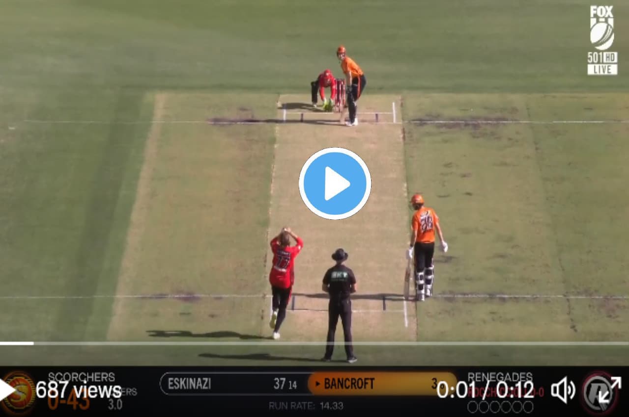BBL 2023: स्पिनर पर कहर बनकर टूटा बल्लेबाज, ठोक डाला तूफानी छक्का, देखें