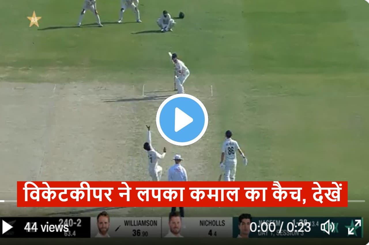 PAK vs NZ: Naseem Shah ने गच्चा देकर किया kane Williamson का शिकार, देखें