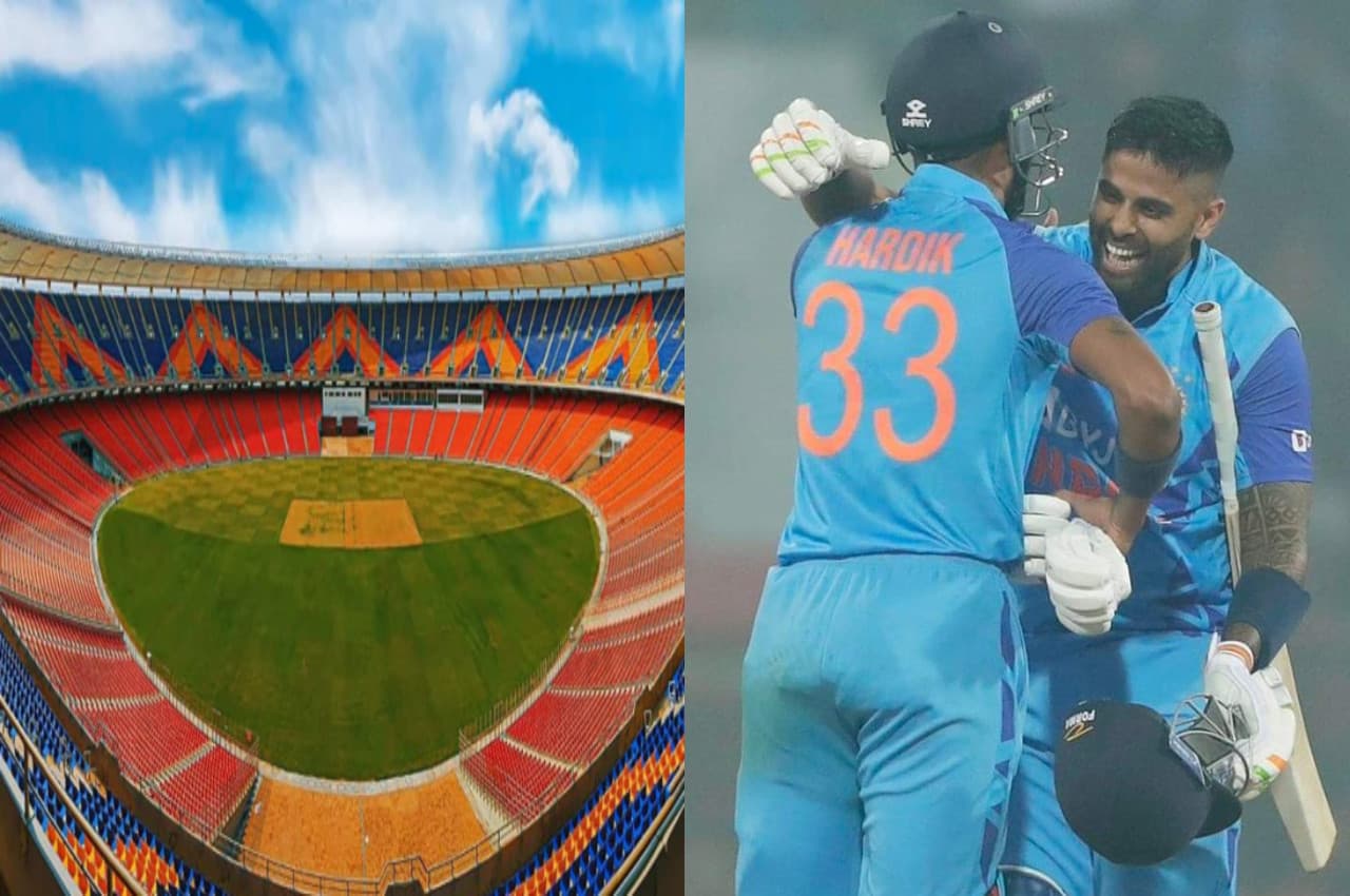 IND vs NZ 3rd T20:  नरेंद्र मोदी स्टेडियम में कैसा है Team India का रिकॉर्ड...आंकड़े देख उड़ जाएंगे कीवी टीम के होश