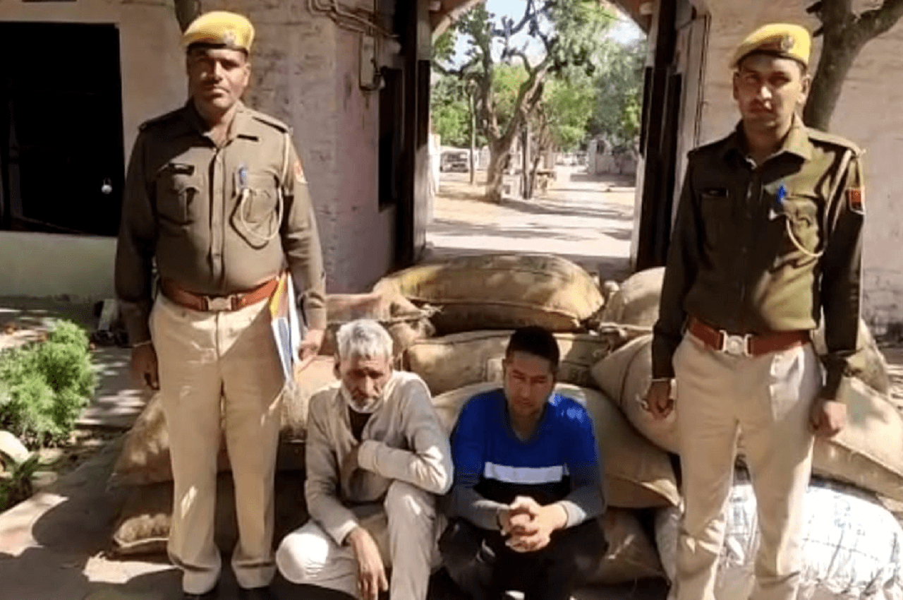 Ajmer News: अजमेर से जोधपुर जा रहे ट्रक में पकड़ा लाखों का डोडा पोस्त, चालक सहित 2 गिरफ्तार