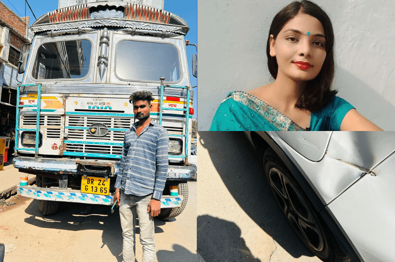 Neha Singh Rathore: 'UP में का बा' फेम नेहा राठौर की कार को ट्रक ने मारी टक्कर, ट्विट कर ये लिखा