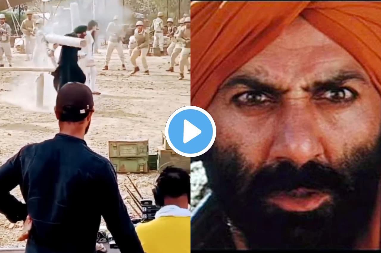 Gadar 2: सनी देओल का गदर, रस्सी बंधे हाथों से उखाड़ दिया पोल, देखें वीडियो