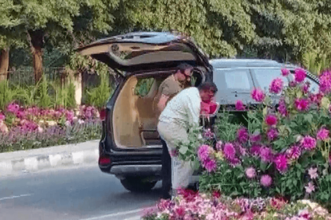 G20 Summit: गुरुग्राम में 35 लाख की VIP गाड़ी से आए और दो-दो सौ रुपए के गमले उठा ले गए, देखें VIDEO