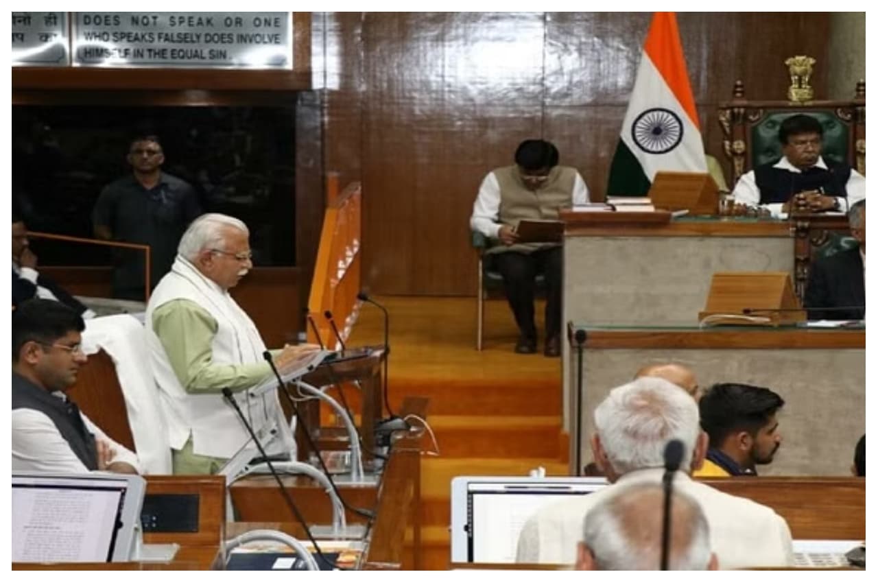 Haryana Budget 2023 : CM मनोहर लाल ने पेश किया बजट, SYL के लिए 101 करोड़ का आवंटन, 65 हजार सरकारी भर्तियां