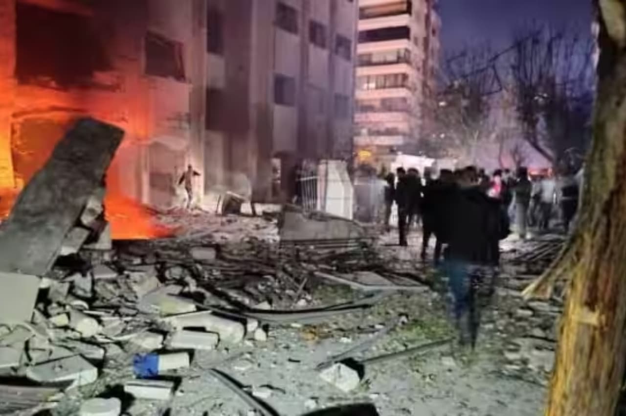 Israeli missile attack on Syria Israeli missile attack on Syria