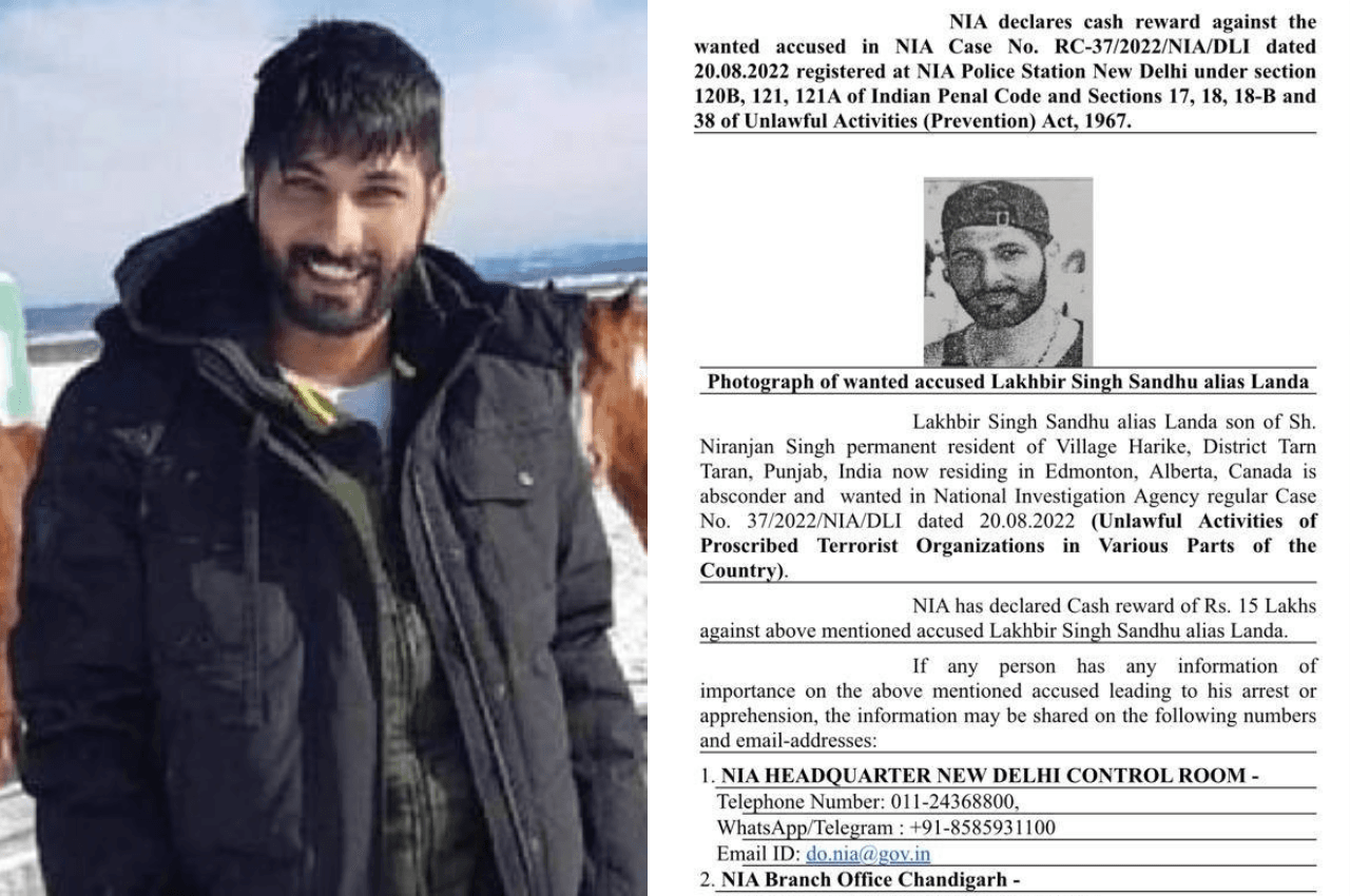 Lakhbir Singh Sandhu: NIA ने आतंकी लखबीर सिंह संधू पर रखा 20 लाख का इनाम, जानें कौन है ये मोस्ट वांटेड
