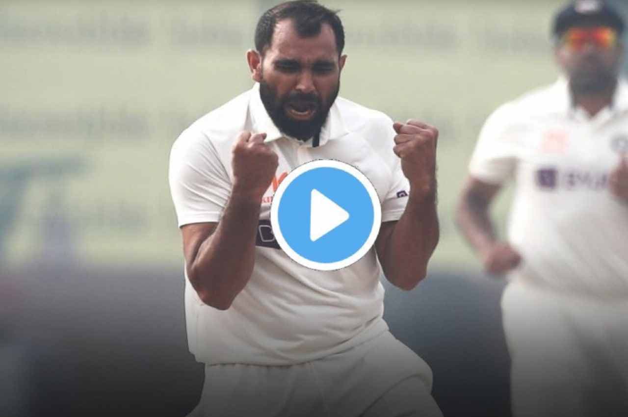 IND vs AUS: शमी ने खतरनाक गेंद से किया Kuhnemann का शिकार, देखें