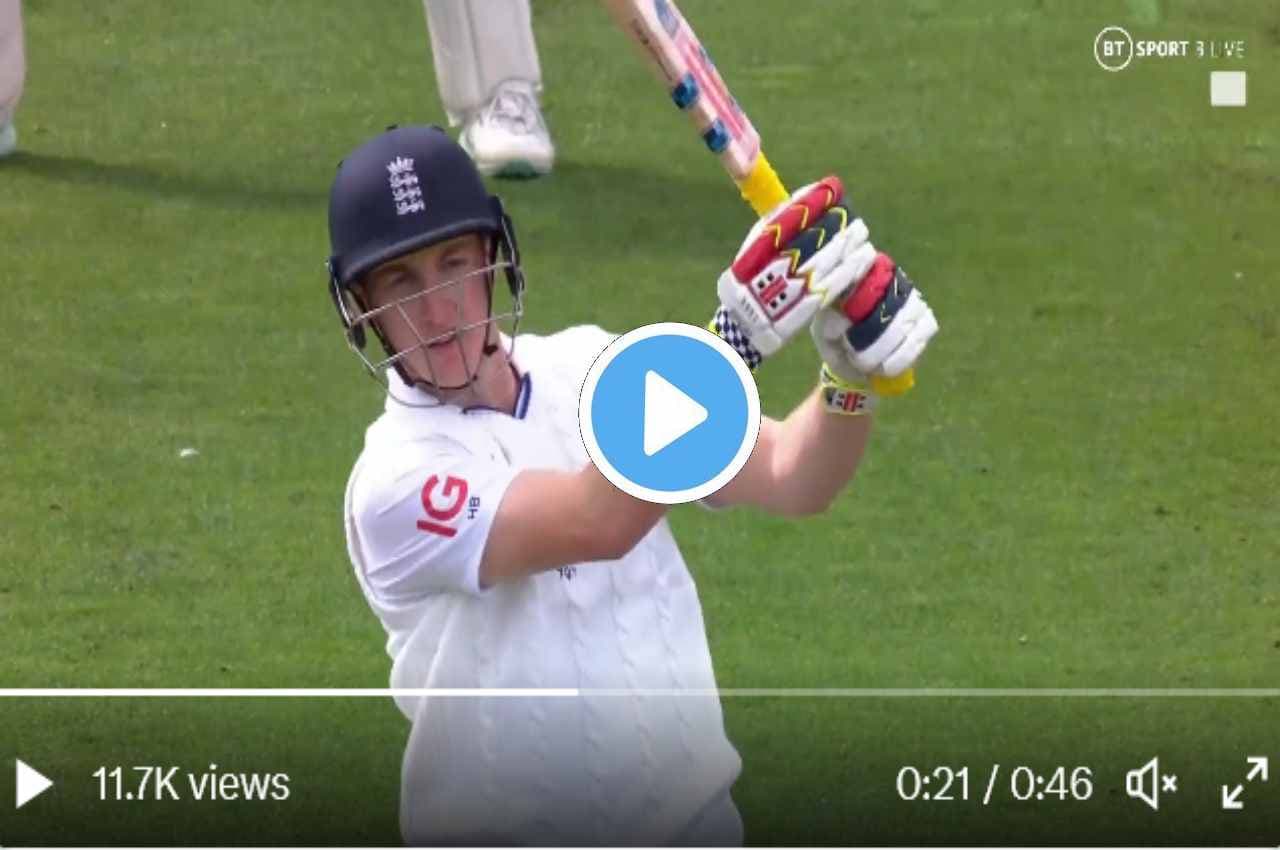 NZ vs ENG: Harry Brook के इस छक्के पर दिल हार बैठेंगे आप...उड़ा दिए Daryl Mitchell के होश