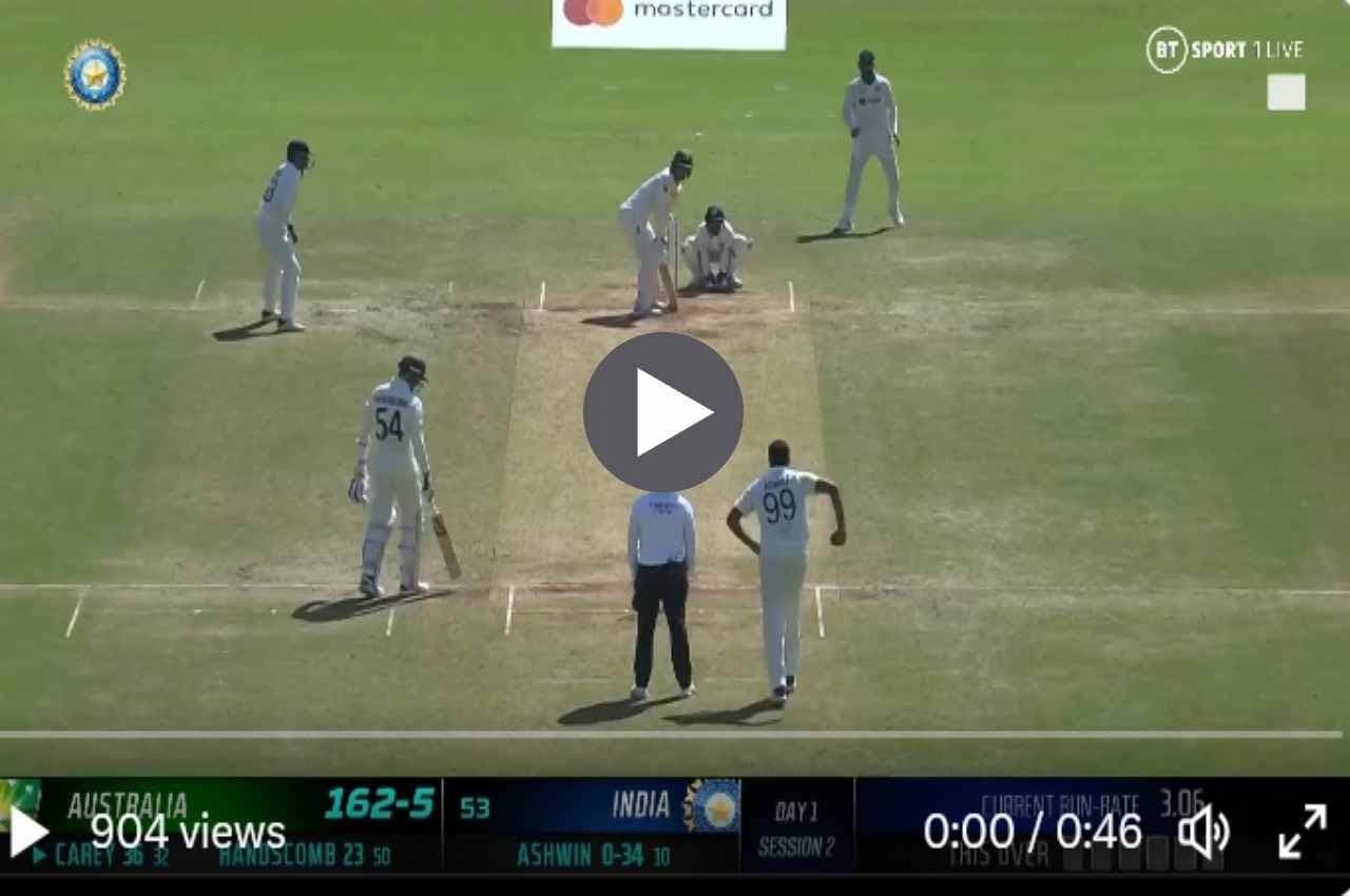 IND vs AUS: रिवर्स स्वीप खेलने गए थे Alex Carey, अश्विन ने उड़ा डाली गिल्लियां, देखें