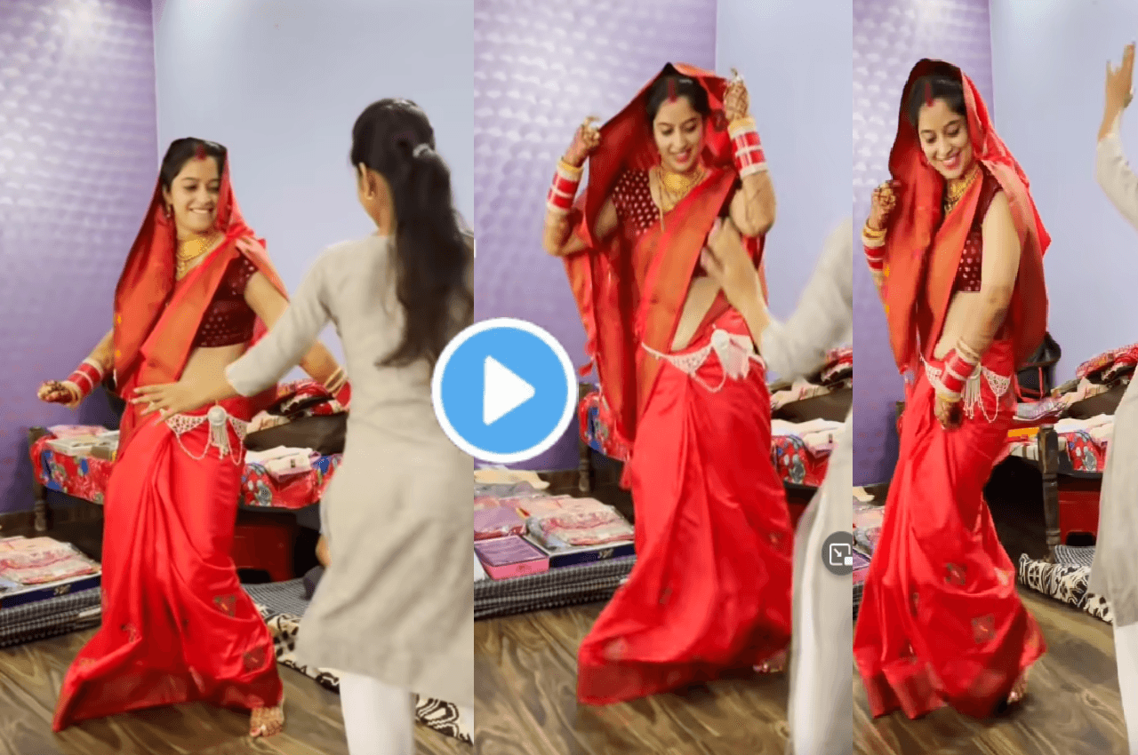 Bhabhi Dance Video: पतली कमर...जबरदस्त डांस...नई नवेली भाभी ने सपना चौधरी के स्टाइल में उड़ा दिया गर्दा, देखें