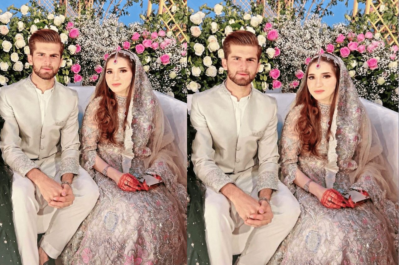 Shaheen Afridi Wedding: बेहद खूबसूरत हैं शाहीन की दुल्हनिया, शादी के बाद दोनों की एक साथ फोटो आई सामने, देखें