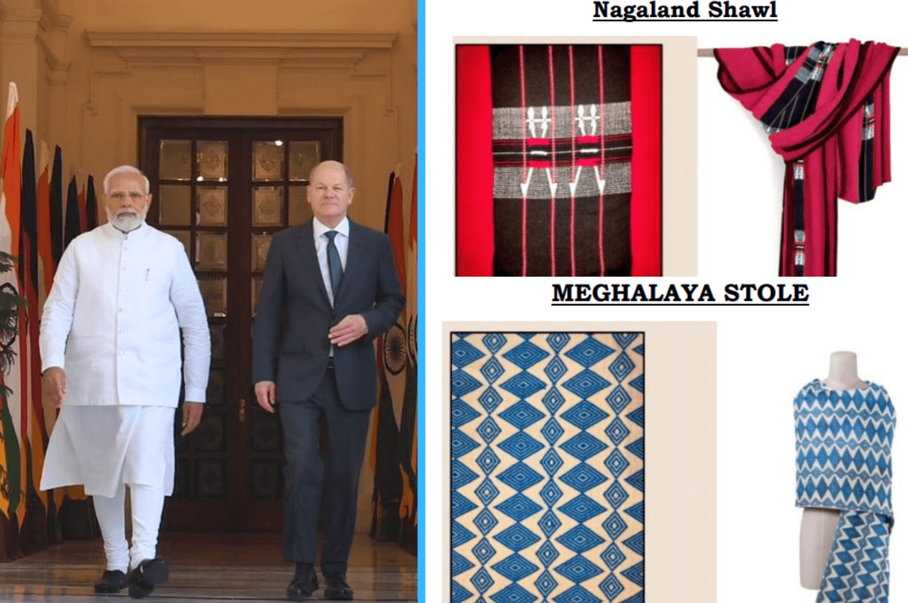 प्रधानमंत्री मोदी ने जर्मन चांसलर ओलाफ को तोहफे में दी मेघालय स्टोल और नगा शॉल, जानिए इसकी खासियत