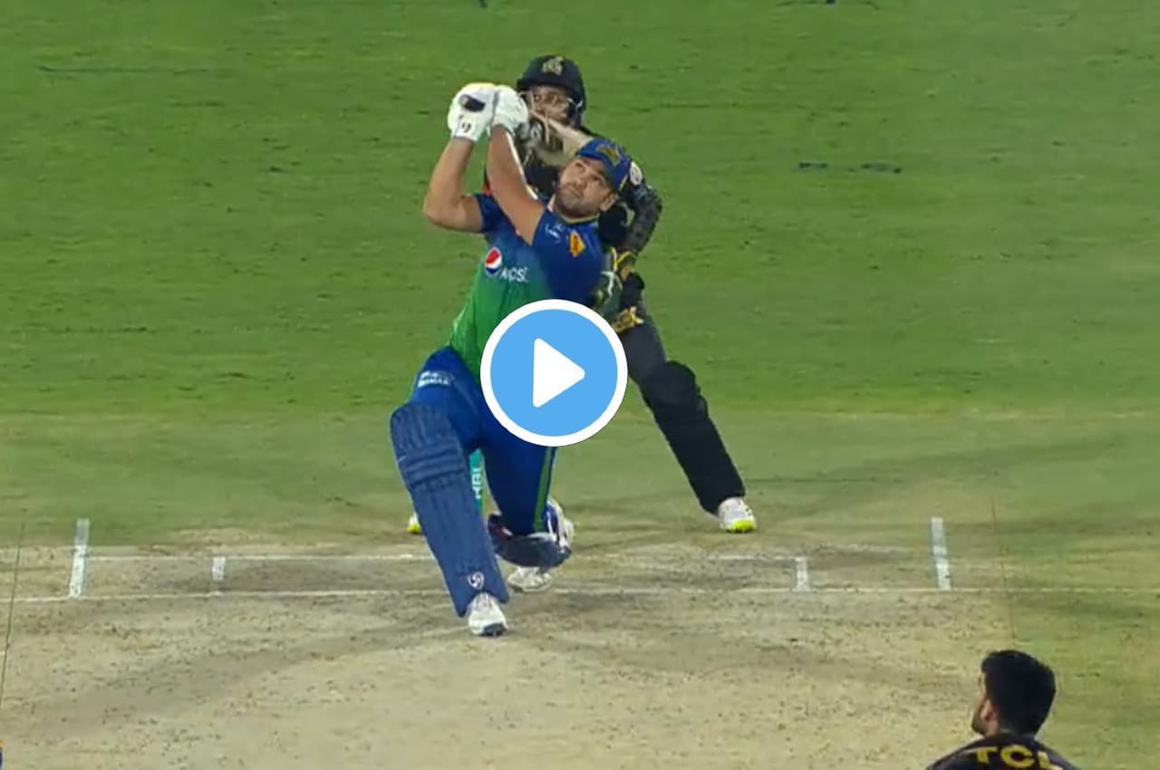 PSL 2023: Rilee Rossouw का तूफान, गेंद को बना दिया 'हवाई जहाज', देखें वीडियो