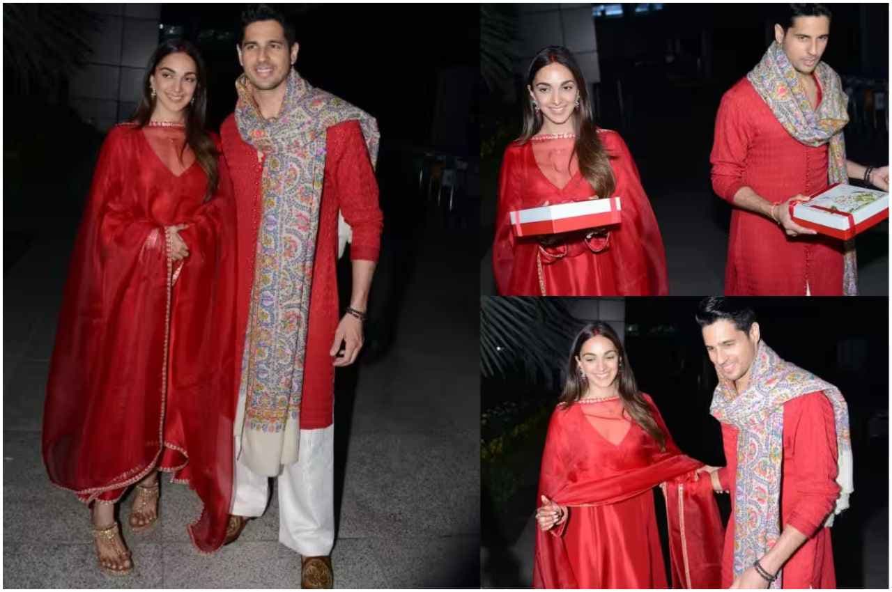 Sidharth Kiara Wedding Update: सिंदूर, मंगलसूत्र और गुलाबी चूड़े में ससुराल पहुंची सिद्धार्थ की दुल्हन, ऐसे हुआ कपल का स्वागत