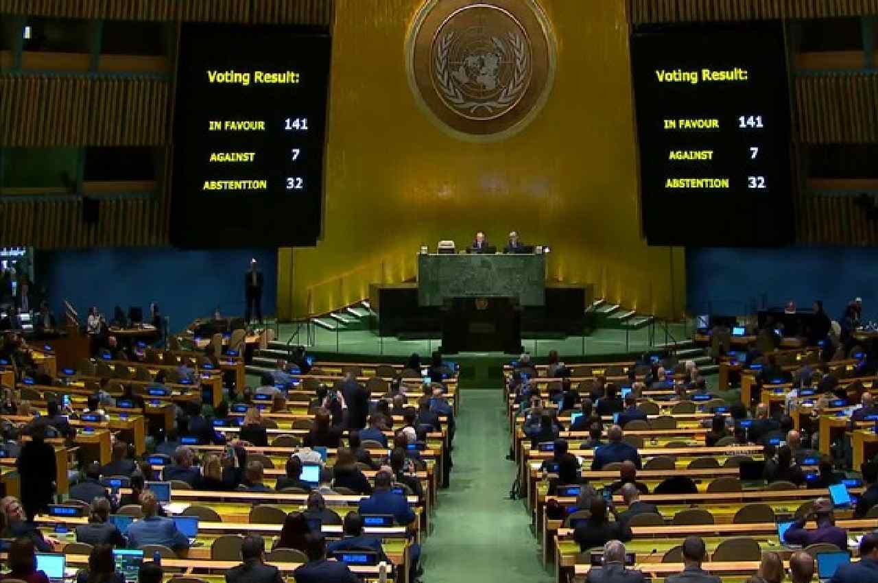 UNGA: यूक्रेन पर रूस के हमले को लेकर UNGA में प्रस्ताव, एक बार फिर भारत ने वोटिंग से बनाई दूरी
