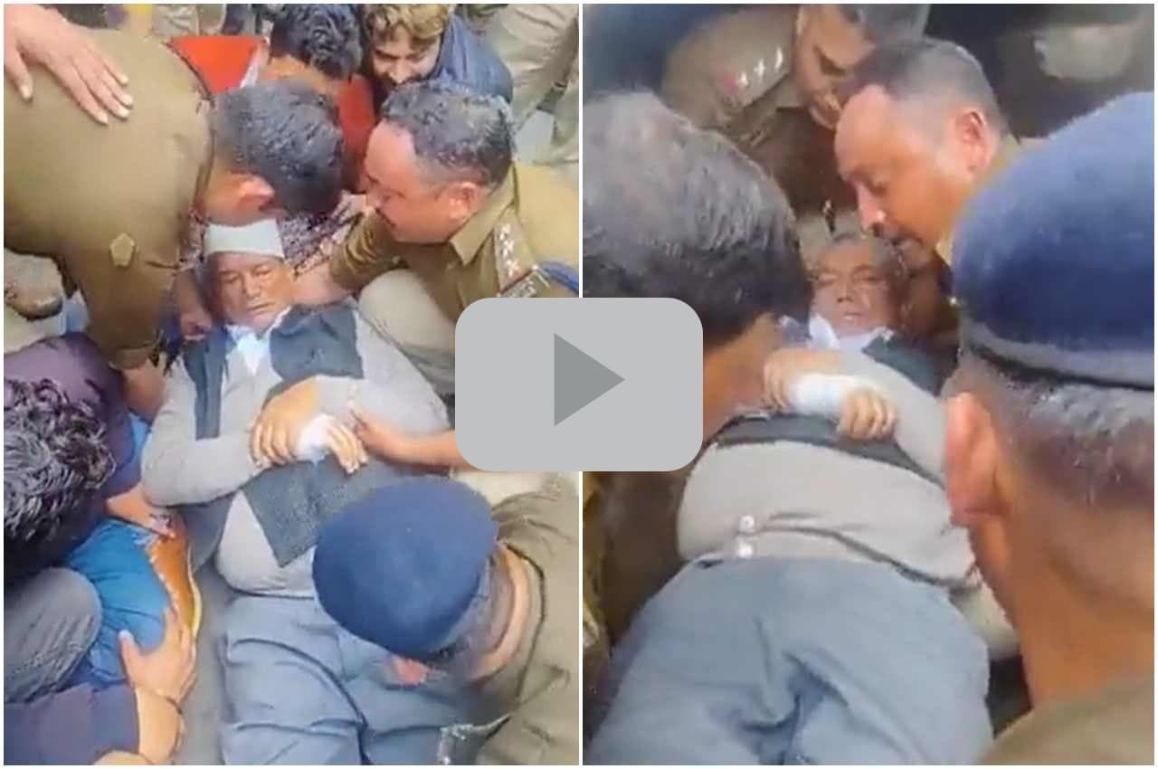 Uttarakhand: युवाओं पर लाठीचार्ज के विरोध में धरने पर बैठे पूर्व CM हरीश रावत, अचानक बिगड़ी तबीयत, Video