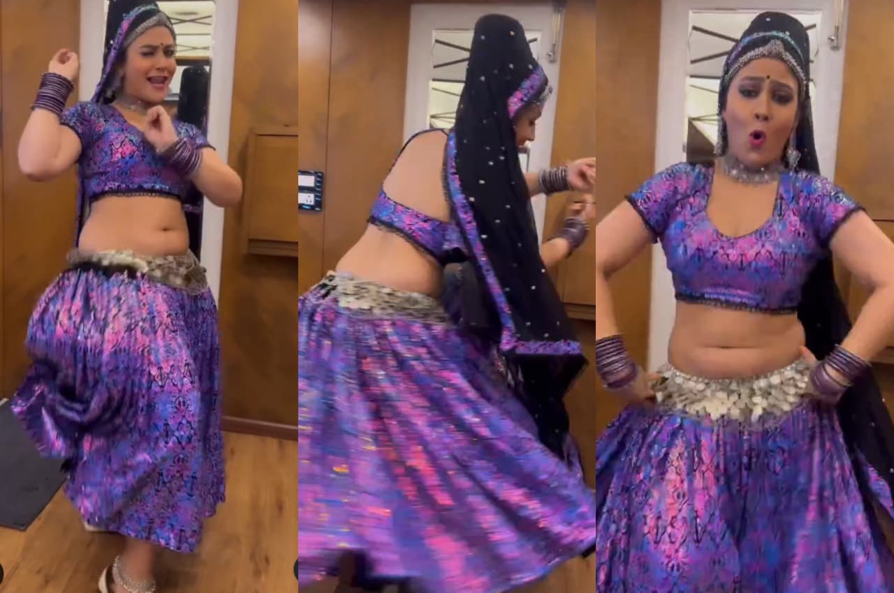 Gori nagori Dance: गोरी नागोरी ने घाघरे में मटकाई ऐसी कमर, तीन राज्यों में मच गया शोर, देखें वीडियो