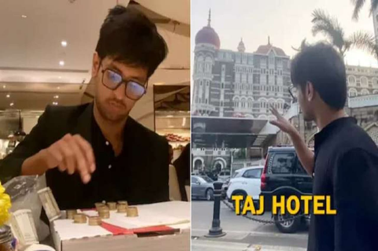 Viral Video: गुस्सा भी आएगा और हंसी भी...मुंबई के ताज होटल में इस लड़के ने कर दिया ऐसा कांड