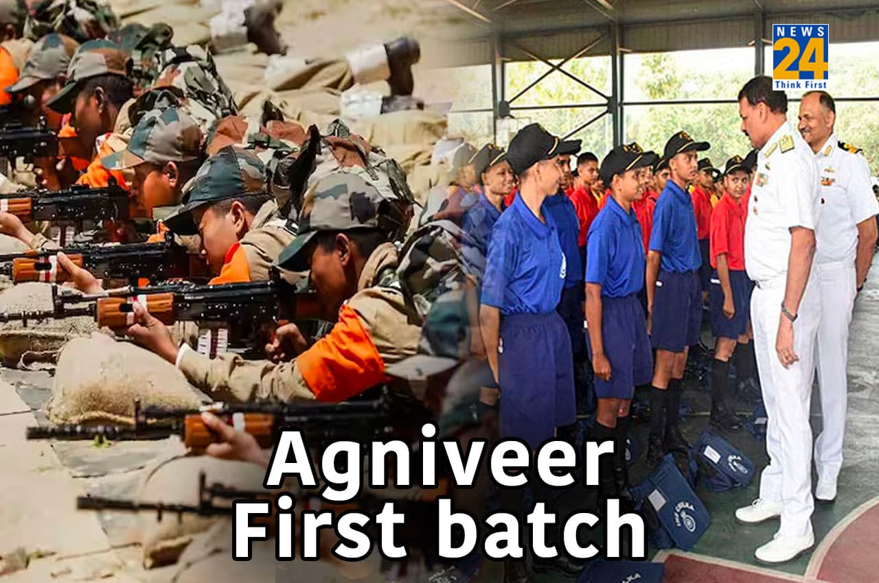 Agniveer First batch: सैनिकों का पहला बैच नौसेना में शामिल, इतनी महिलाओं ने लिया हिस्सा