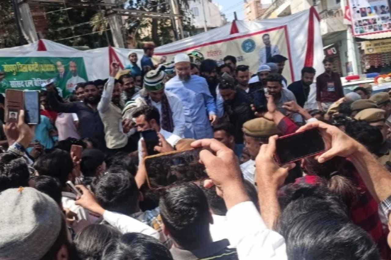 जोधपुर में बोले असदुद्दीन ओवैसी- मुसलमानों को सेकुलरिज्म का कुली बना दिया गया