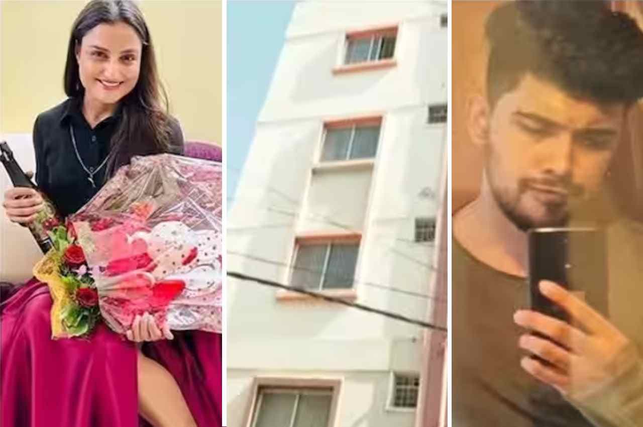 बेंगलुरु में बिल्डिंग से गिरकर एयरहोस्टेस की मौत; मर्डर के आरोप में बॉयफ्रेंड गिरफ्तार; प्रेमी का दावा- पैर फिसलने से मौत