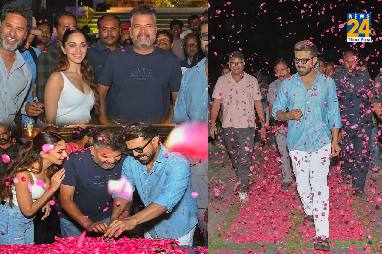 Ram Charan Birthday Celebration: आरसी 15 की टीम ने राम चरण पर की फूलों की बारिश, एक्टर के प्री-बर्थडे सेलिब्रेशन की फोटोज वायरल