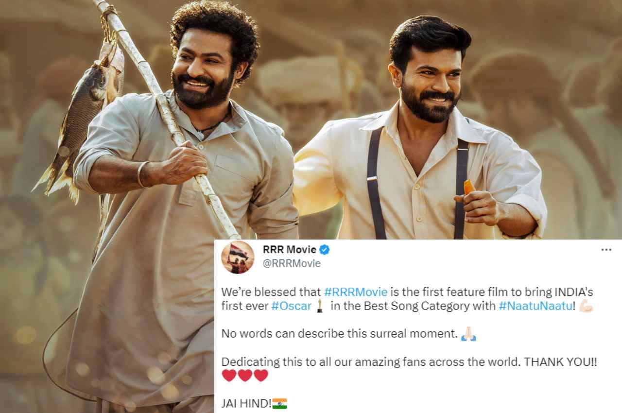 Naatu Naatu Wins Oscars: ऑस्कर अवॉर्ड जीतने के बाद टीम 'RRR' ने कहा- अद्भुत क्षण... शब्दों में बयां नहीं कर सकते