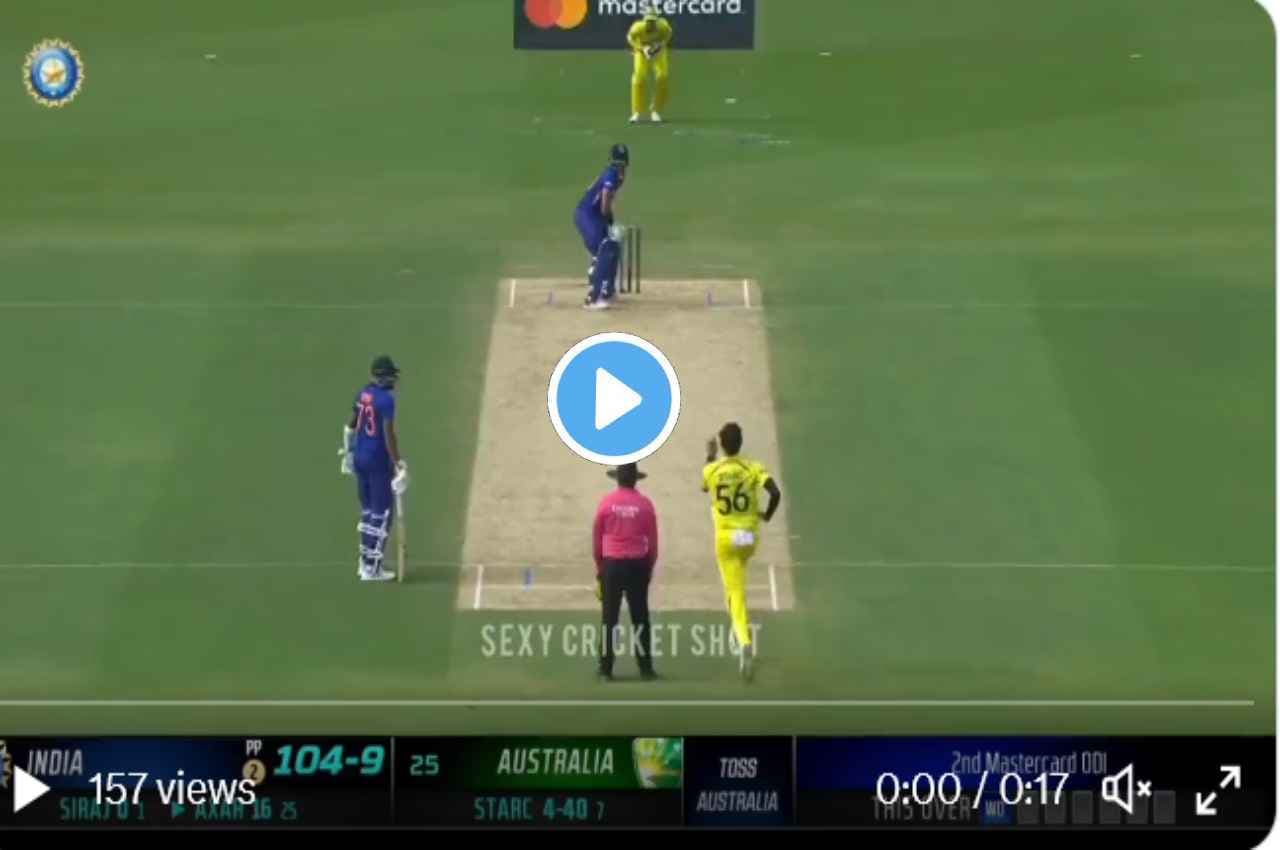 IND vs AUS: अक्षर पटेल ने दिखाया दम...Starc के ओवर में ठोके 2 कड़क छक्के, देखें