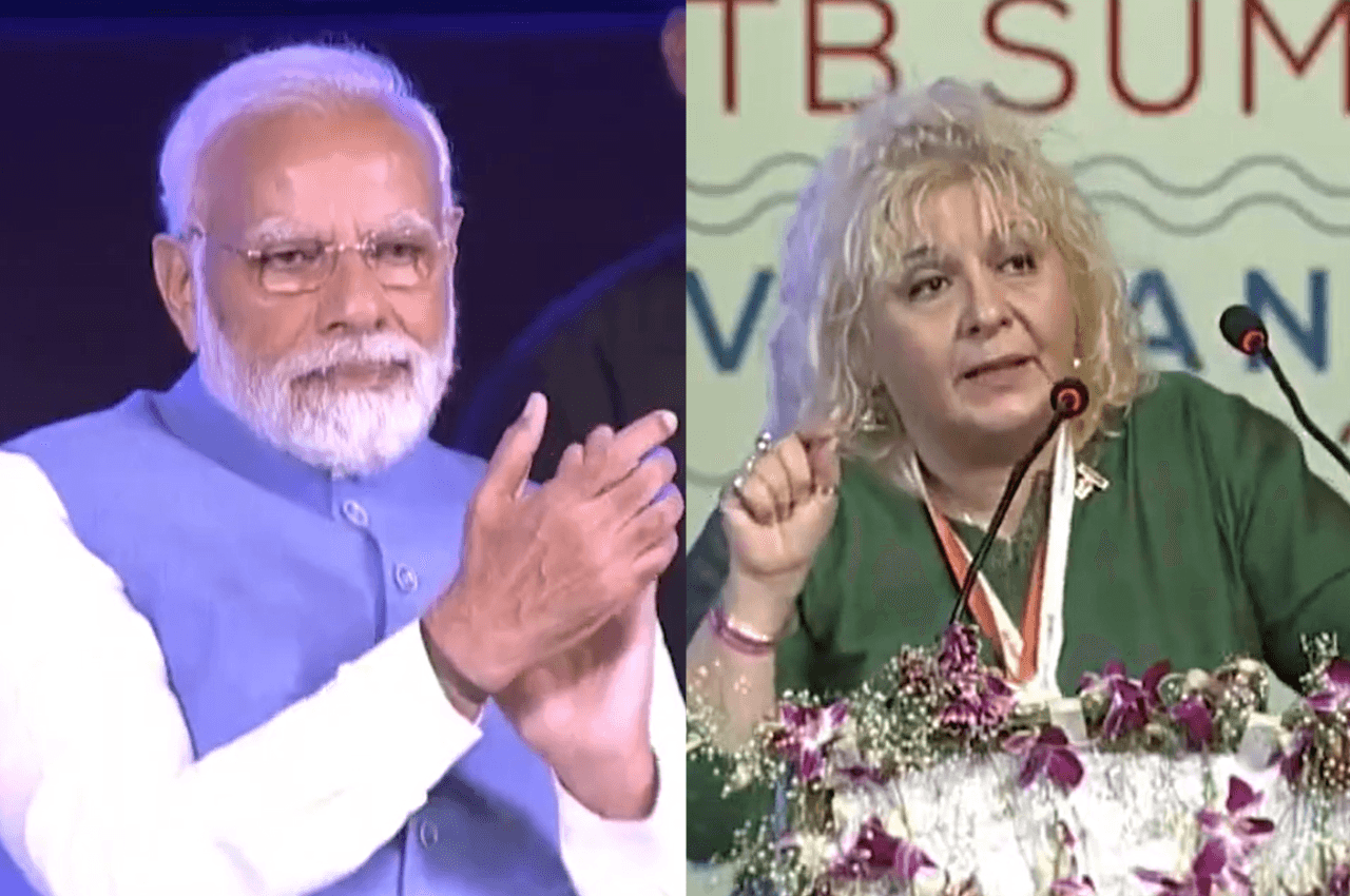 PM Modi (11) Dr Lucica Ditiu, Stop TB Partnership, Mansukh Mandaviya, Varanasi News, Tuberculosis, Pm Modi